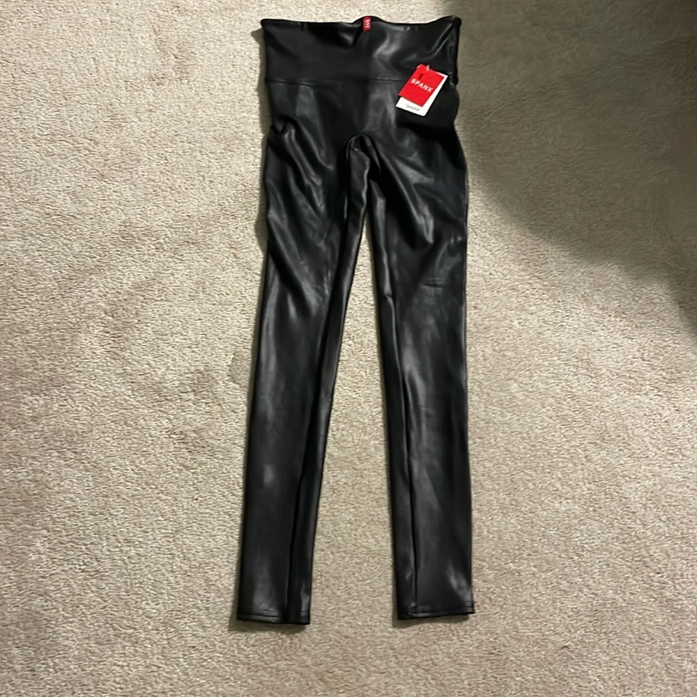 SPANX pleather pants